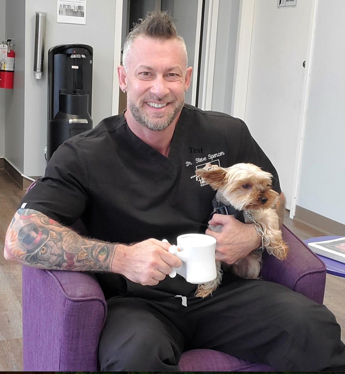 Dr. Stephen Spencer & Zeus